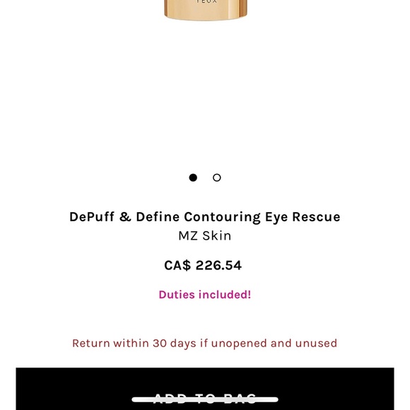 MZ Skin Depuff and Define - Picture 3 of 3